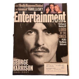 Entertainment Weekly December 14, 2001 George Harrison Lord of the Rings